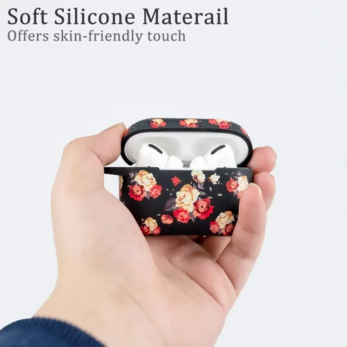Miniatura 4 de Funda de Airpod Pro de silicona suave - Funda de estuche de carga de LitoDream para AirPods Pro de Apple, lindo protector de estuche para mujeres