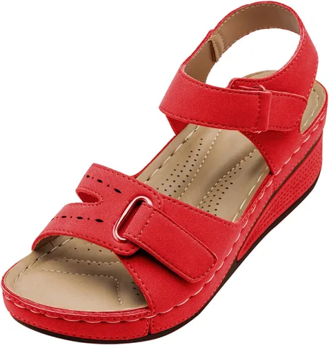 Miniatura 15 de Sandalias ortopédicas a la moda para mujer, sandalias para caminar con soporte de arco antideslizantes y cómodas, sandalias informales, sandalias