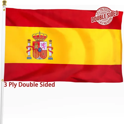 Miniatura 13 de Bandera de Nicaragua de 3 x 5 pies para exteriores, bandera nacional nicaragüense, bandera nacional nicaragüense, doble cara de 3 capas de poliéster