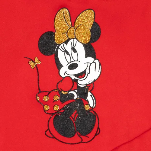 Miniatura 8 de Disney - Sudadera con capucha y leggings de vellón con diseño de Minnie Mouse