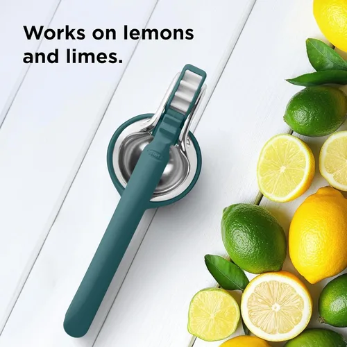Miniatura 5 de Chef'n FreshForce - Exprimidor de cítricos de limón, prensa manual con potencia de doble engranaje para una máxima extracción de jugo, duradero