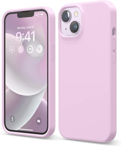 Miniatura 28 de elago Funda compatible con iPhone 14, de silicona líquida, funda protectora de cuerpo completo, a prueba de golpes, diseño delgado, forro