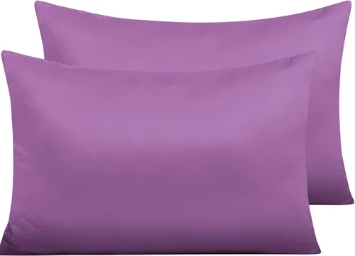 Miniatura 13 de NTBAY - Fundas de almohada de satén con cremallera, súper suaves y lujosas fundas de almohada Negro