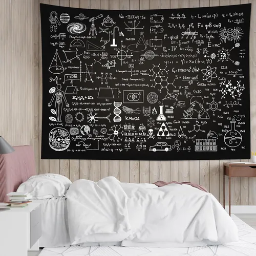 Miniatura 44 de LB Tapiz de león con animales salvajes, león africano, blanco y negro, gris, para colgar en la pared, dormitorio, sala de estar, dormitorio, arte