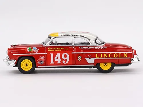 Miniatura 2 de Lincoln Capri # 149 Ray Crawford - Enrique Iglesias ganador de la clase Carrera Panamericana (1954) Edición limitada a 3960 piezas en todo el mundo