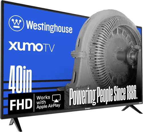 Westinghouse Smart TV de 40 pulgadas, FHD 1080P Xumo TV con control remoto de voz, televisión de pantalla plana con Dolby Atmos, Bluetooth, Apple