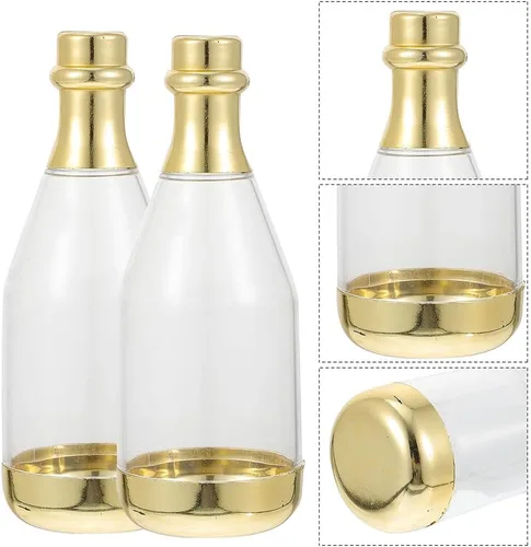 Miniatura 3 de Gadpiparty 40 cajas de dulces para botellas pequeñas, recuerdo de fiesta, contenedor para botellas, recipientes de chocolate para bodas, regalos