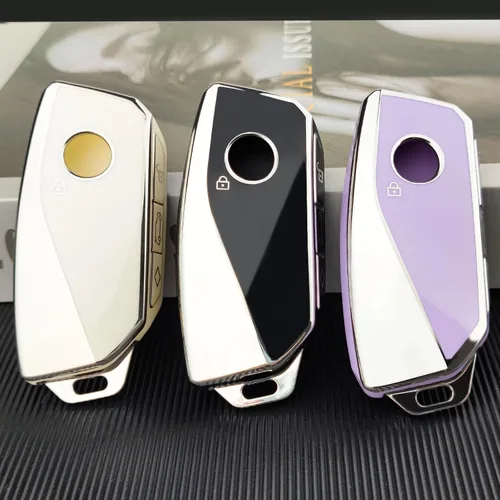 Miniatura 3 de Funda para llavero OLLEN con anillo, compatible con BMW 2023 2024 2025~arriba Nueva Serie 5/7 740i 760i X1 X2 X3 X5 X6 X7 XM IX IX3 I5 I7, etc.