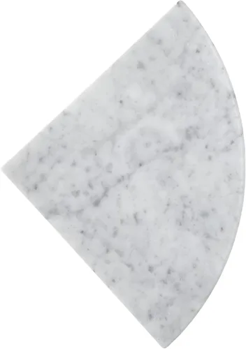 Miniatura 6 de Tenedos Carrara Bianco italiano de alta calidad blanco grisáceo 9x9 mármol accesorios de baño esquina ducha estante azulejo pulido (1 unidad)