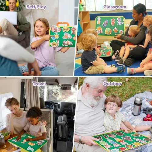 Miniatura 4 de CHEFAN Paquete de 12 Piezas de Historias Bíblicas para Tablero de Fieltro, Historias de Tablero de Franela para Actividades Preescolares Incluye una