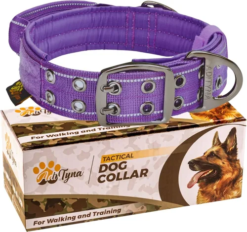 Miniatura 15 de ADITYNA - Collar para perros gigantes con asa - Collar ajustable XXL de 30 a 36 pulgadas - Diseñado exclusivamente para razas de perros enormes como
