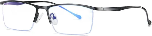 Miniatura 5 de Gafas de lectura bifocales fotocrómicas de transición para hombre, lentes de hipermetropía de medio marco para mujer, lentes de sol para lector Negro