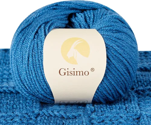 Miniatura 21 de 100% lana merino para tejer y ganchillo, hilo lujoso y suave de 6 cabos para tejer y crochet a mano, 1.76 oz/50 g, 127 yardas/116 metros
