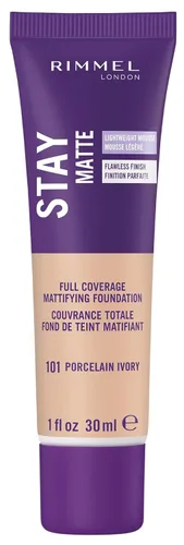 Miniatura 30 de Rimmel London Stay Matte Liquid Mousse - 305 Buff - Base, ligera, control del brillo, sin aceite, 1 oz