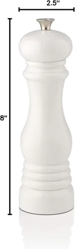 Miniatura 2 de Molinillo para sal de Le Creuset of America, 8 pulgadas, color blanco, Tradicional, Blanco