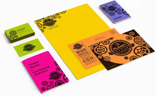 Miniatura 3 de Astrobrights® Cartulinas de Color, Surtido Feliz, Tamaño Carta (8.5" x 11"), 65 lb, Paquete de 250 Happy