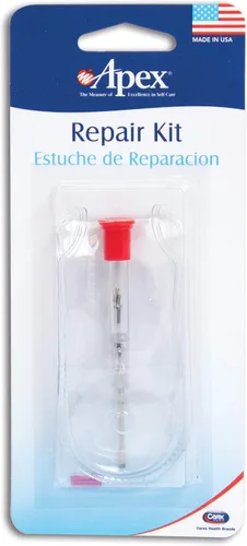 Miniatura 2 de Apex Kit de reparación de gafas - kit de reparación de anteojos con doble destornillador, tornillos de gafas, lupa, guía de tornillo y bolsa