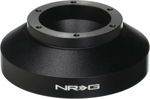 Miniatura 3 de NRG Innovations NRG-SRK-101H Racing Style, Adaptador de buje corto de liberación rápida para volante, patrón de pernos 6 X 70mm, cuerpo negro