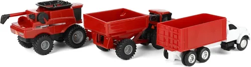 Miniatura 8 de ERTL 1/64 Collect N Play Case IH Harvest - Juego de 4 piezas ZFN47004