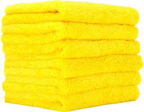 Miniatura 12 de PROJE' Toalla de microfibra azul – Ultra absorbente – Secado de coche, pulido, paño de pulido y toalla para detalles de interiores – 500 GSM 16 x 16