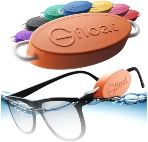 Soporte flotante para lentes sin correa o cola para lentes de sol, correa flotante para anteojos para hombres, correa especial para gafas.. Naranja