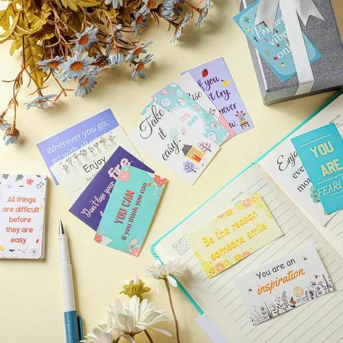 Miniatura 3 de Jinei 300 tarjetas inspiradoras de afirmación a granel, tarjetas de regalo motivacionales positivas diarias pequeñas, pequeñas citas de aliento