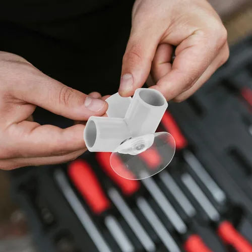 Miniatura 9 de ERINGOGO Piezas Conectores de codo Accesorios de junta para seguridad interior y montaje versátil Compatible con patios y puertas de juego