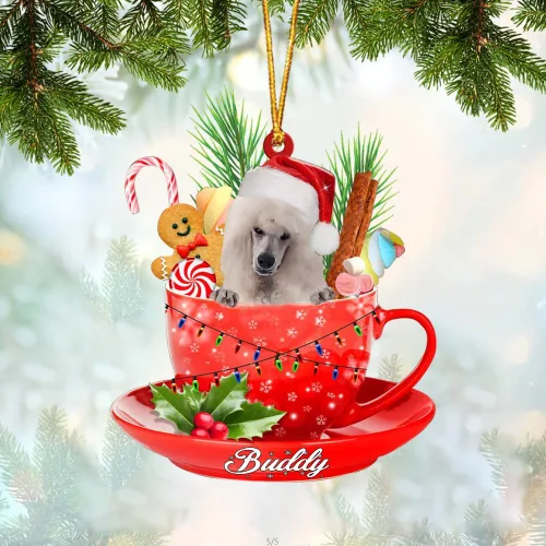 Miniatura 58 de Alaskan Malamute - Adorno acrílico personalizado para perro en taza, adorno de Navidad personalizado para perro 2023, decoración de árbol
