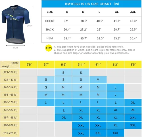 Miniatura 6 de Santic Camiseta de ciclismo de manga corta para hombre camiseta de bicicleta de carretera con cremallera completa ropa de MTB con bolsillos