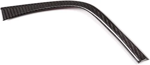 Miniatura 3 de YIWANG Tiras decorativas de fibra de carbono real en forma de L para palanca de cambios de coche para BMW F80 F82 F83 M3 M4 2014-2018 Accesorios