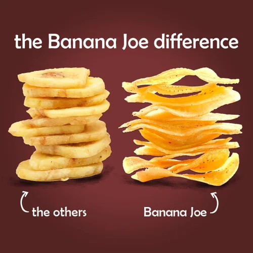 Miniatura 3 de Banana Joe Chips Prebiótico + Probiótico Sin Gluten + No ingredientes modificados genéticamente Aumenta la absorción de proteínas