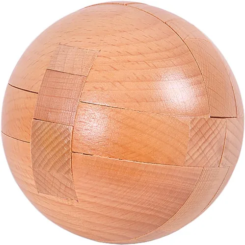 Miniatura 5 de Rompecabezas de madera para el cerebro, rompecabezas de madera grande hecho a mano, bola mágica, juguete de inteligencia, juegos de inteligencia