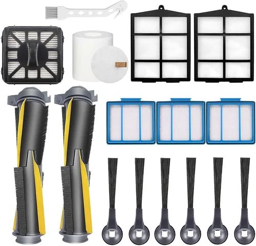 Accesorios de pieza de repuesto compatibles con Shark IQ R101AE RV1001AE UR1100SRUS AV1002AE AV1010AE RV100AE EZ RV912S Filtro de cepillo