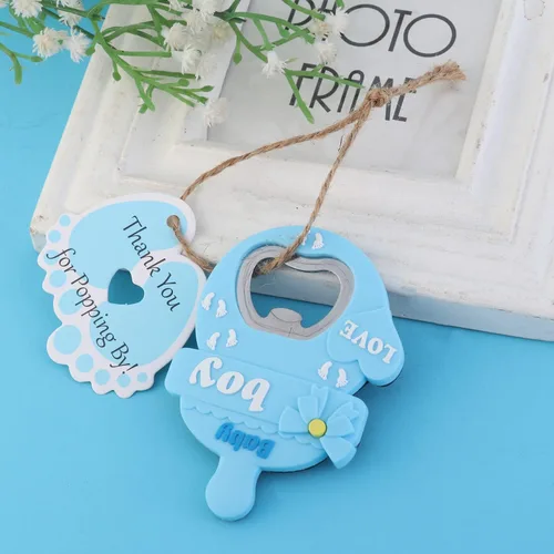Miniatura 6 de 24 unidades de abrebotellas para bebé, regalo de baby shower, recuerdo de fiesta de baby shower, recuerdo/decoración, abridor de botellas de metal