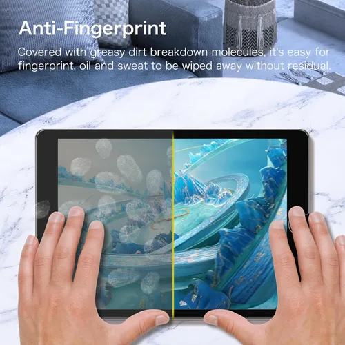Miniatura 7 de Fintie Protector de pantalla de vidrio templado para iPad de 9ª / 8ª / 7ª generación (2021/2020 / 2019) de 10.2 pulgadas y iPad Air 3 de 10.5