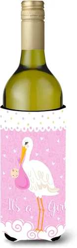 Miniatura 24 de Caroline's Treasures VHA3003LITERK Let's Adventure Glamping Trailer Botella de vino Hugger Botella Enfriador Manga Abrazador Lavable a Máquina