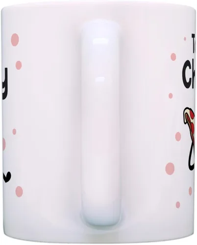 Miniatura 2 de Taza divertida con temática de pizza, taza de café de cerámica con asa de 11 onzas, color blanco