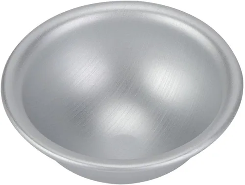 Miniatura 6 de Fydun Molde de aluminio para tartas de gasa, 4.1 x 1.8 in, plateado, cúpula, redonda, antiadherente, formal, decorativo