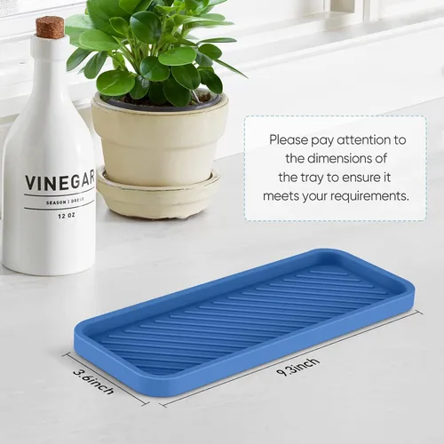 Miniatura 8 de EG-SIPRO Bandeja Organizadora de Fregadero de Cocina, Soporte para Esponja para Fregadero de Cocina Bandeja de Mostrador de Baño Portaesponjas