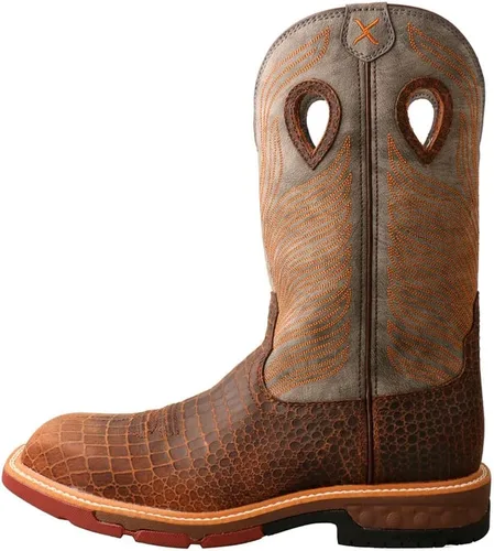 Miniatura 3 de TWISTED X Botas de trabajo occidentales con punta de aleación de 12 pulgadas para hombre con CellStretch