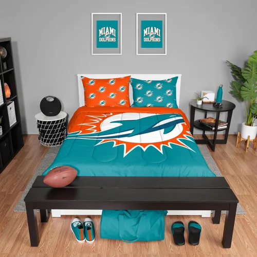 Miniatura 18 de FOCO Unisex-Adult NFL Team Logo Bed in a Bag Comforter Bedding 3-Piece Set