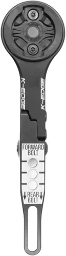 K-Edge | Sistema de manillar integrado para computadora de bicicleta | para dispositivos GPS Garmin | Negro