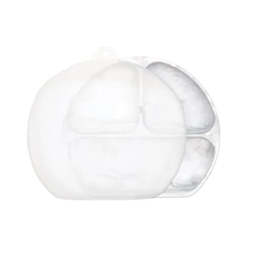 Miniatura 19 de Bumkins Plato de silicona con agarre, plato de succión dividido, plato para bebé o niño pequeño, sin BPA, apto para microondas y lavavajillas