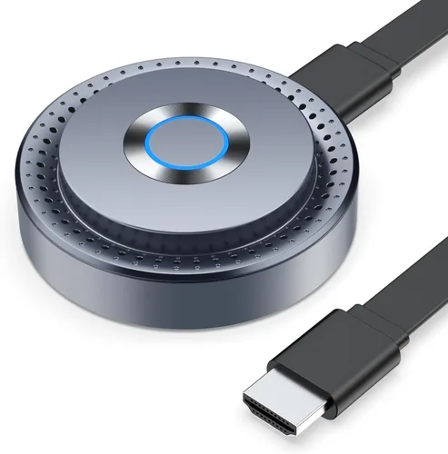 TPUFO Adaptador inalámbrico HDMI para pantalla Dongle, transmisor inalámbrico, transmisión de vídeo/audio/archivo, extensor inalámbrico HDMI de