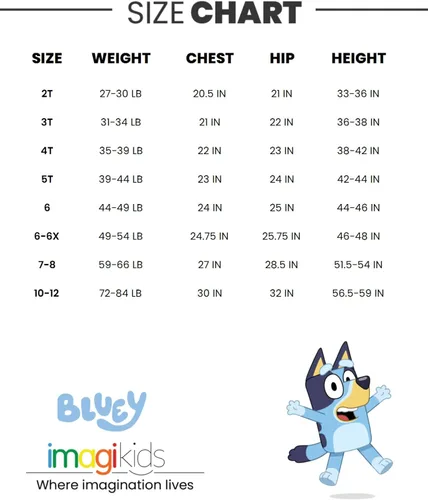 Miniatura 7 de Bluey Vestido de bingo para niñas pequeñas y grandes