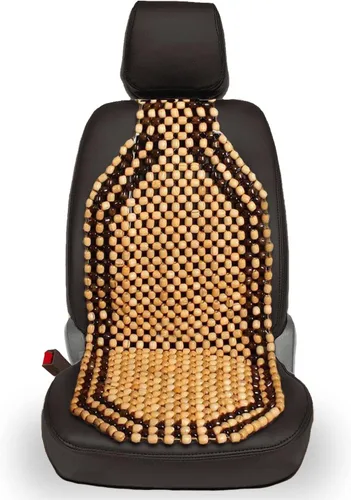 VaygWay Cojín de Asiento Cómodo con Cuentas de Madera – Cubierta de Asiento de Automóvil Cómoda con Cuentas de Madera – Cubierta Fresca de Masaje