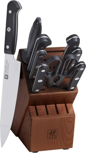 Miniatura 12 de ZWILLING Juego de 10 bloques de cuchillos gourmet Negro