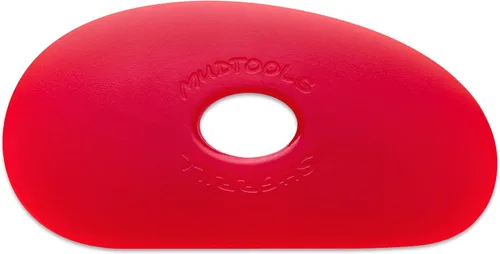 Miniatura 4 de MudTools Forma 1 costilla de polímero para artistas de cerámica y arcilla, color verde, flexibilidad firme (G1)