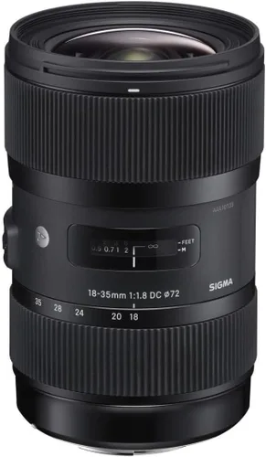 Miniatura 2 de Lente Sigma F1.8 Art DC HSM de 18 a 35 mm para Canon, negro (210101)