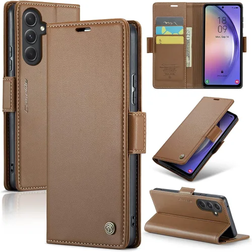 Miniatura 9 de Compatible con Samsung Galaxy A54 - Funda tipo cartera con bloqueo RFID, funda de piel con función atril para Samsung Galaxy A54 5G de 6.4 pulgadas